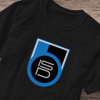 ISD Black Blue White Streetwear Urban  T Shirt