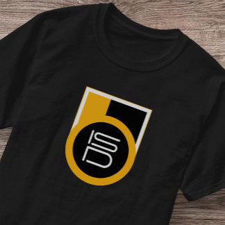 ISD Black Gold Retro Streetwear Urban  T Shirt