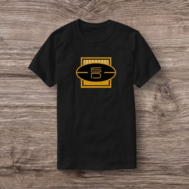 ISD Black & Guld Football T-Shirt (Skapare uppladdad)