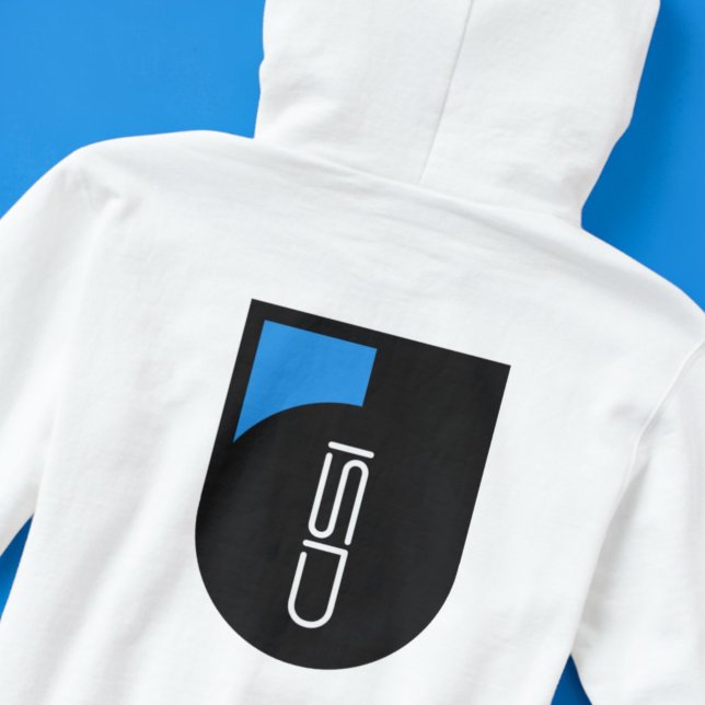 ISD Graphic Logo Retro Pullover Streetwear Hoodie (Skapare uppladdad)