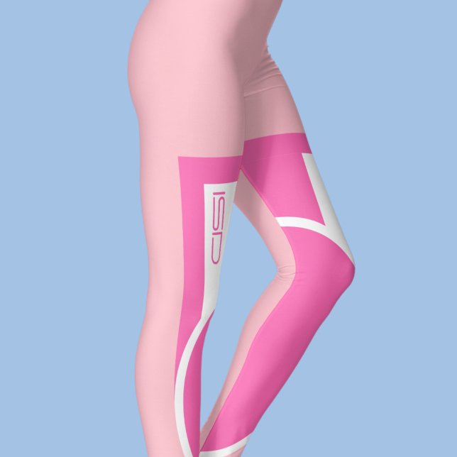 ISD Hot Pink Retro Fitness Leggings (Skapare uppladdad)