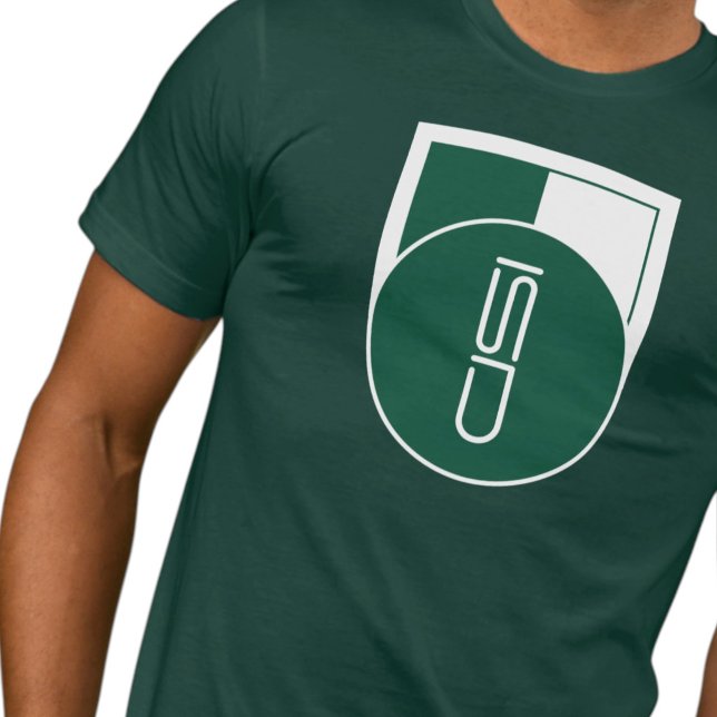 ISD Logotyp Grön & Vit Streetwear T-Shirt (Skapare uppladdad)