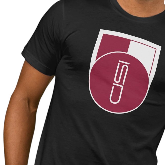 ISD Logotyp Röd & Vit Streetwear Retro T-Shirt (Skapare uppladdad)