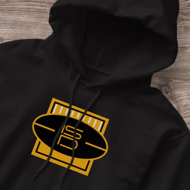 ISD Manar Black & Guld Football Hoodie (Skapare uppladdad)