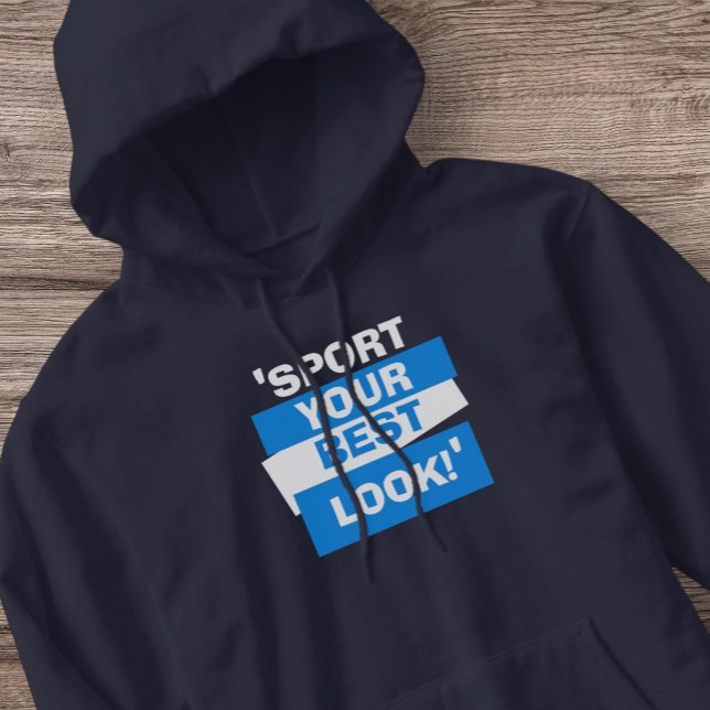 ISD Sport Your Best Look Activewear Retro  Hoodie (Skapare uppladdad)