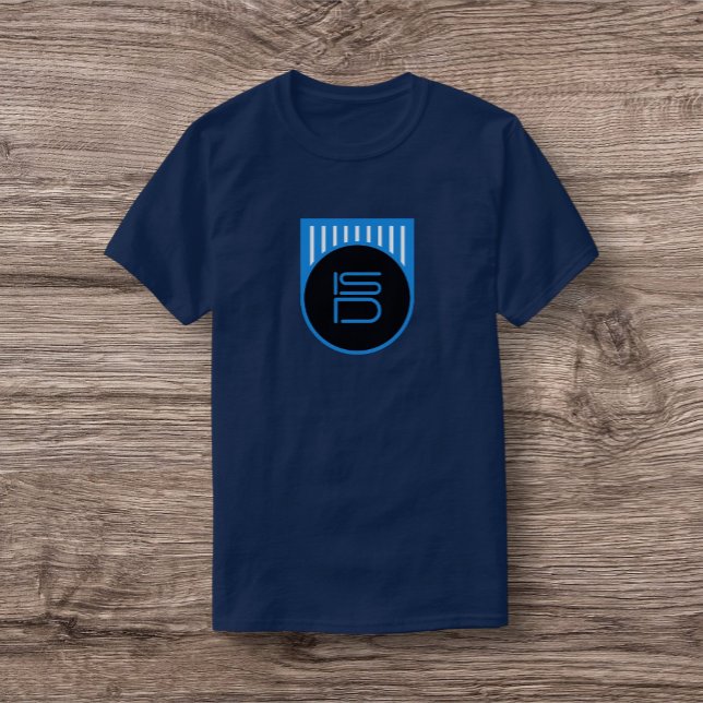 ISD Unisex Marinblå Cirkelsymbol T-Shirt (Skapare uppladdad)