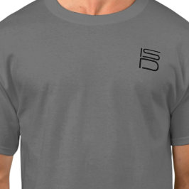ISD Unisex Svart Logo Basic T-Shirt 