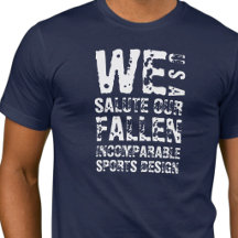 ISD Vi Hälsar Våra Fallna Grundläggande T-Shirt