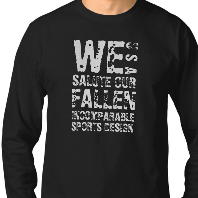 ISD Vi Hälsar Våra Fallna Långärmad T-Shirt (Skapare uppladdad)