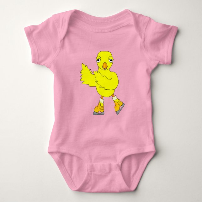 Isdansande kyckling t shirt (Framsida)