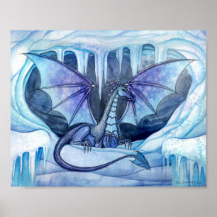 Isdrakeaffisch av Molly Harrison Poster
