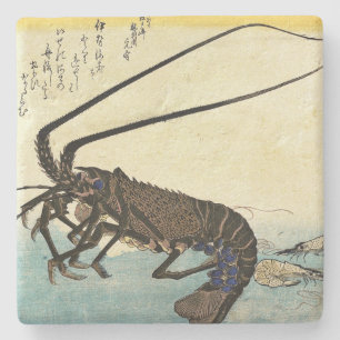 Iseebi & Ebi - Kräftor (Spiny Lobster) och räka Stenunderlägg