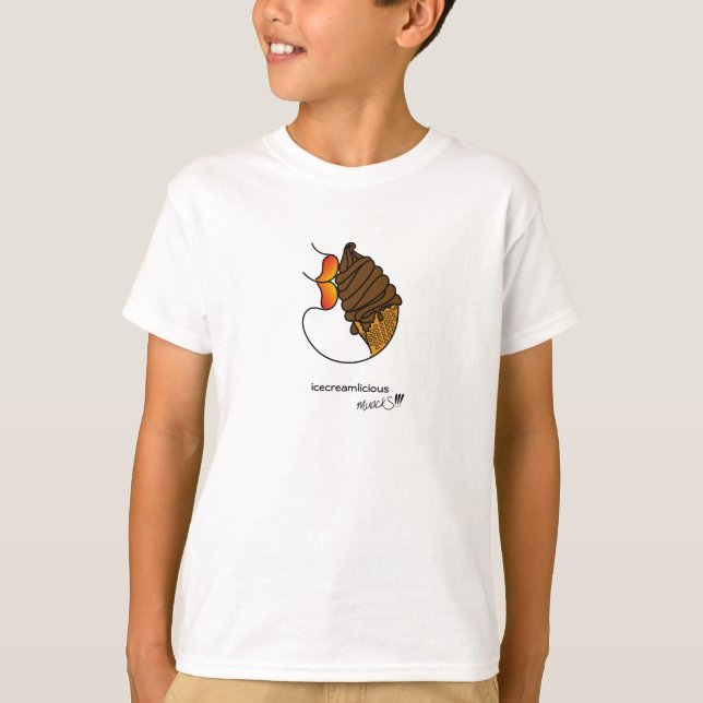 isekreamilt muackS Chocolate T Shirt (Framsida)