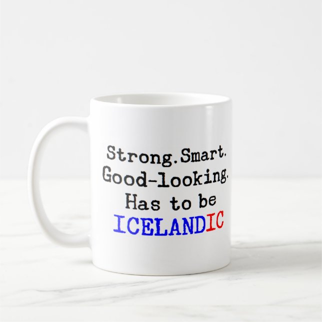 iselandisk stark kaffemugg (Vänster)