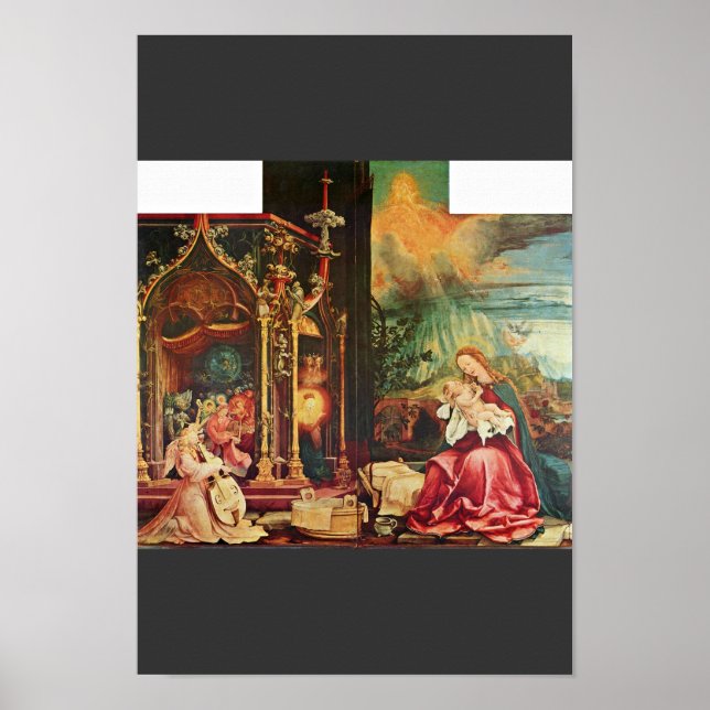 Isenheim Altarbit tidigare HuvudAltarbit O Poster (Framsidan)