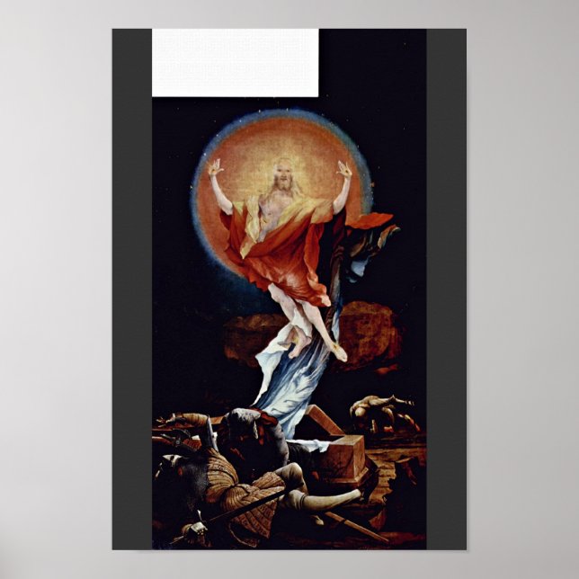 Isenheim tidigare Altar Altar i Antonine Isenhe Poster (Framsidan)
