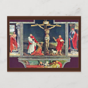 Isenheim tidigare Altar Altar i Antonine Isenhe Vykort
