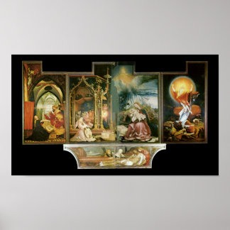 Isenheimer Altar, Mathis Gothart Grünewald Poster