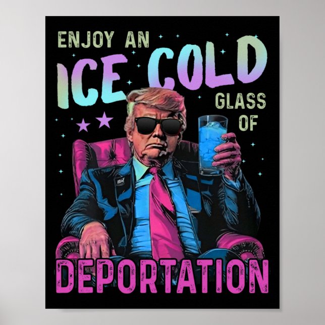 Iset har ett isområde som Kall Gl deportation Poster (Framsidan)