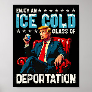 Iset har ett isområde som Kall Gl deportation Poster