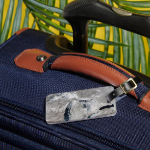 Iset på Underbara Sjöar, Förenade Stater. Bagagebricka