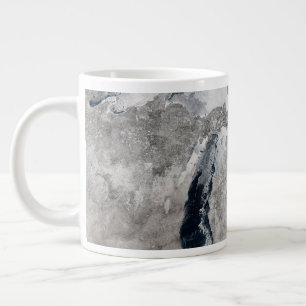 Iset på Underbara Sjöar, Förenade Stater. Jumbo Mugg