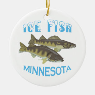 Isfisk Julgransprydnad Keramik