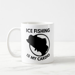 Isfiske är min Cardio Kaffemugg