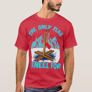 Isfiske - den enda Flagga jag känner till för fisk T Shirt