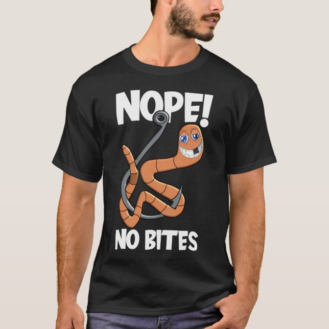 Isfiske fiske säger roligt t shirt (Framsida)
