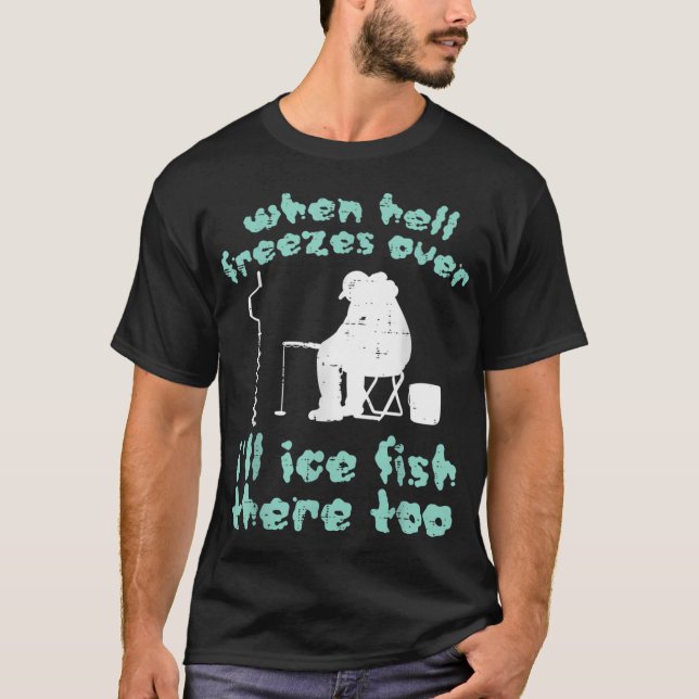 Isfiske isbjörns mamma t shirt (Framsida)