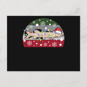 Isfiske Muskie jul Musky Funny Santa Vykort