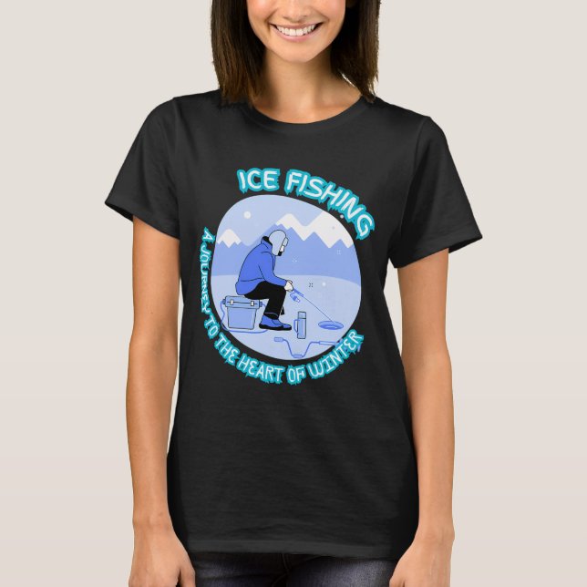 Isfiske T Shirt (Framsida)