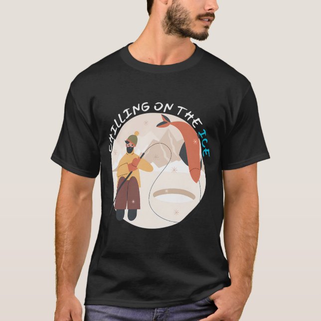 Isfiske T Shirt (Framsida)