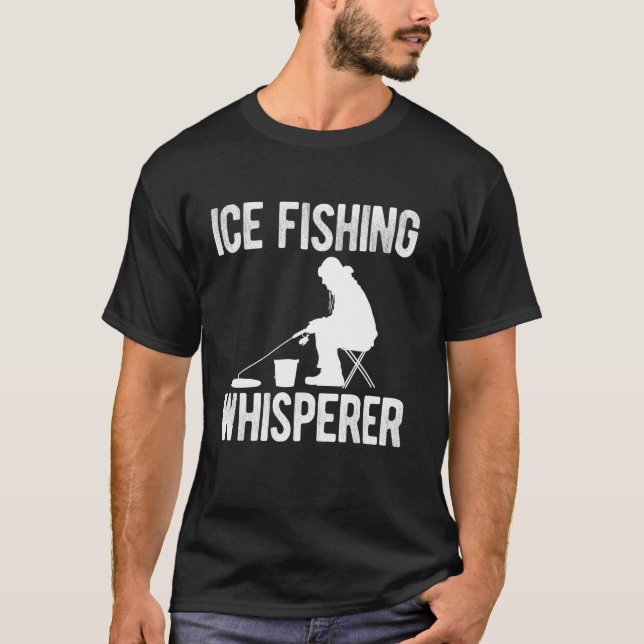 Isfiske viskare t shirt (Framsida)