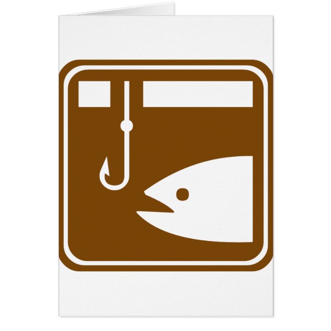 Isfiskehuvudvägen undertecknar hälsningskort (Framsidan)