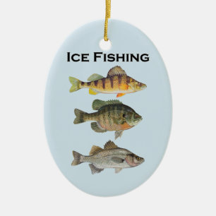 IsfiskePanfish Julgransprydnad Keramik