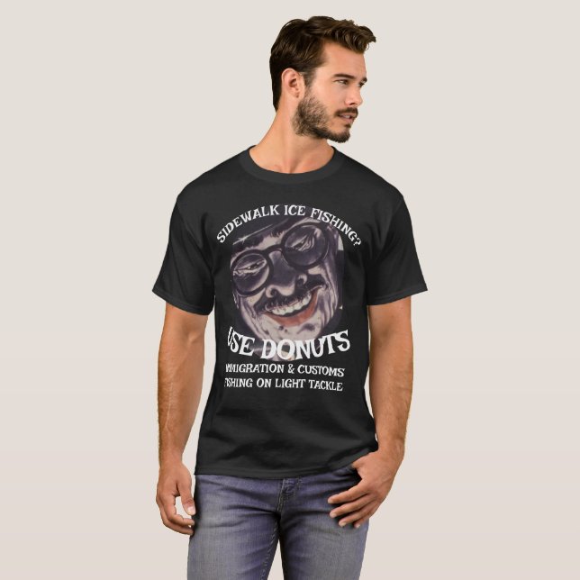 ISFISKING INVANDRING TULLBEHÖR DONUTS T SHIRT (Hel framsida)
