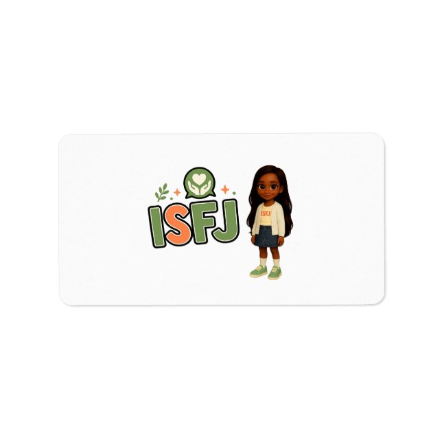 ISFJ — A Guardiã da Harmonia Adressetikett (Framsidan)
