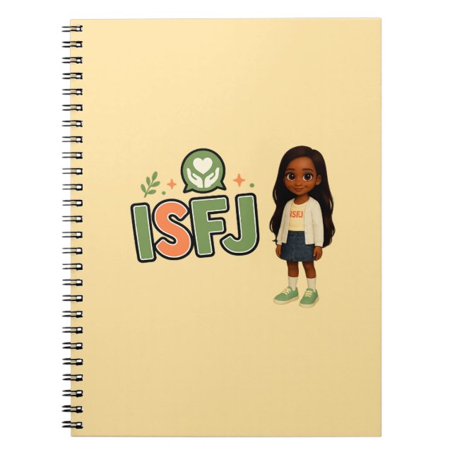 ISFJ — A Guardiã da Harmonia Anteckningsbok (Framsidan)