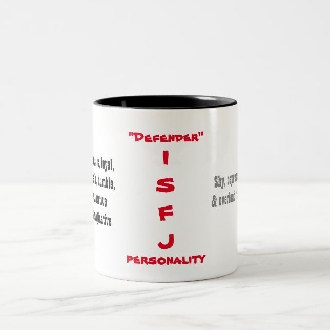 ISFJ-personlighetsmugg Två-Tonad Mugg (Center)