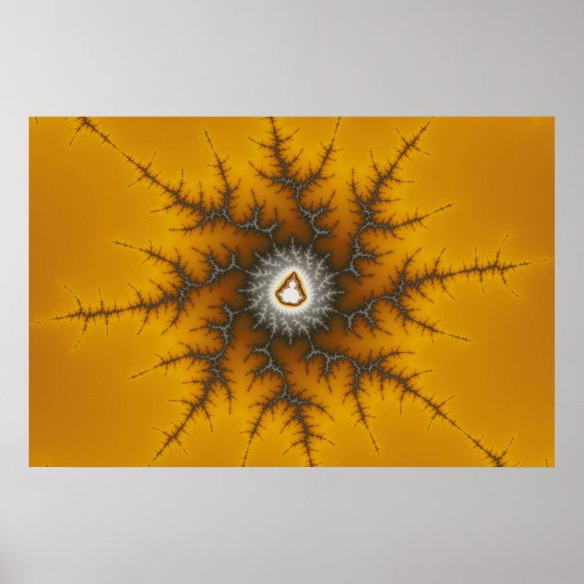 Isflake - Poster i ändtarmsform (Framsidan)