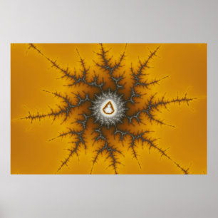 Isflinga - Fractalaffisch Poster