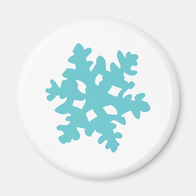 isflingan snö - snöflingan magnet (Framsidan)