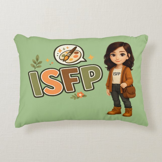 ISFP — A Artista Livre Prydnadskudde (Framsidan)