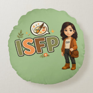 ISFP — A Artista Livre Rund Kudde