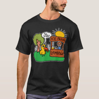 Isfrisk Citronläsk Anka Rolig Har Några Druvor T Shirt