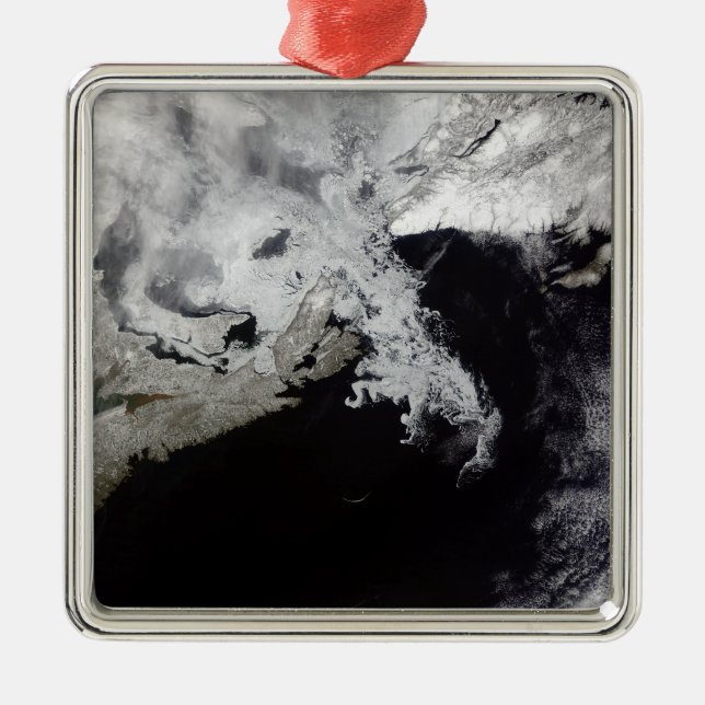 Isfyllnad Bukt i St Lawrence Julgransprydnad Metall (Framsidan)