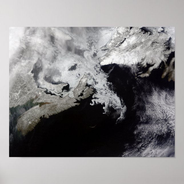 Isfyllnad Bukt i St Lawrence Poster (Framsidan)