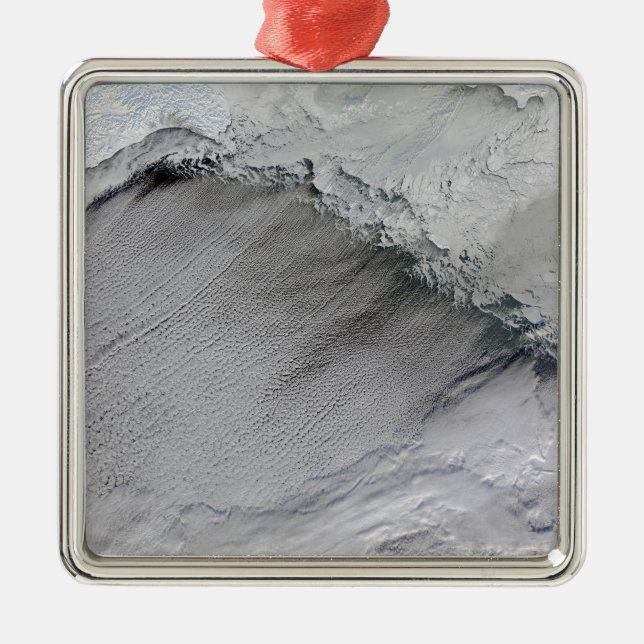 Isgator och molngator i Bering Sea Julgransprydnad Metall (Framsidan)